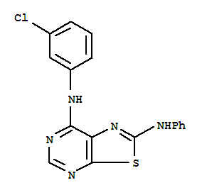 N7-(3-CHLOROPHENYL)-N2-PHENYLTHIAZOLO[5,4-D]PYRIMIDINE-2,7-DIAMINE