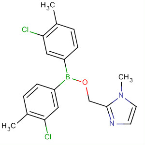 Borinic acid, bis(3-chloro-4-methylphenyl)-,(1-methyl-1H-imidazol-2-yl)methyl ester