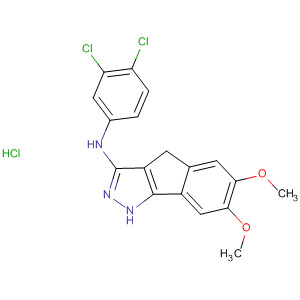 Indeno[1,2-c]pyrazol-3-amine,N-(3,4-dichlorophenyl)-1,4-dihydro-6,7-dimethoxy-, monohydrochloride