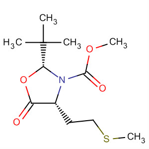 3-Oxazolidinecarboxylic acid,2-(1,1-dimethylethyl)-4-[2-(methylthio)ethyl]-5-oxo-, methyl ester,(2R,4R)-