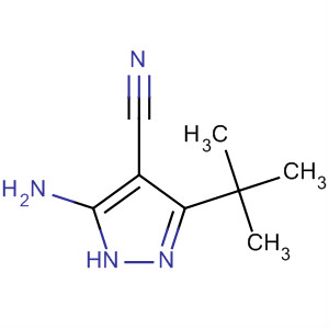 1H-Pyrazole-4-carbonitrile, 5-amino-3-(1,1-dimethylethyl)-
