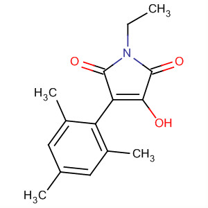1H-Pyrrole-2,5-dione, 1-ethyl-3-hydroxy-4-(2,4,6-trimethylphenyl)-