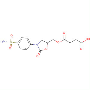 Butanedioic acid,mono[[3-[4-(aminosulfonyl)phenyl]-2-oxo-5-oxazolidinyl]methyl] ester