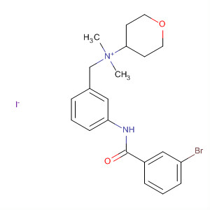 2H-Pyran-4-aminium,N-[[3-[(3-bromobenzoyl)amino]phenyl]methyl]tetrahydro-N,N-dimethyl-,iodide