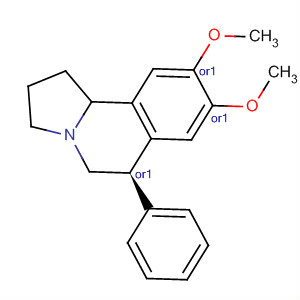 Pyrrolo[2,1-a]isoquinoline,1,2,3,5,6,10b-hexahydro-8,9-dimethoxy-6-phenyl-, trans-