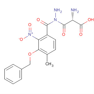 b-Alanine, N-[4-methyl-2-nitro-3-(phenylmethoxy)benzoyl]-, hydrazide
