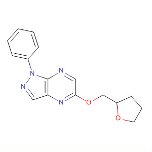 1H-Pyrazolo[3,4-b]pyrazine, 1-phenyl-5-[(tetrahydro-2-furanyl)methoxy]-