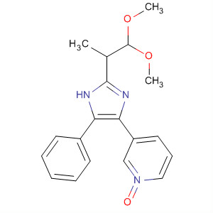 Pyridine,3-[2-(2,2-dimethoxy-1-methylethyl)-5-phenyl-1H-imidazol-4-yl]-, 1-oxide