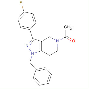 1H-Pyrazolo[4,3-c]pyridine,5-acetyl-3-(4-fluorophenyl)-4,5,6,7-tetrahydro-1-(phenylmethyl)-