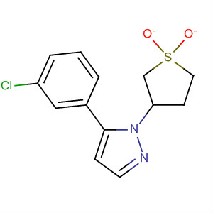 1H-Pyrazole, 5-(3-chlorophenyl)-1-(tetrahydro-1,1-dioxido-3-thienyl)-
