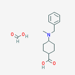 4-[benzyl(methyl)amino]cyclohexane-1-carboxylic Acid;formic Acid