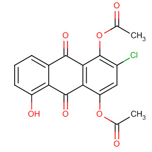 9,10-Anthracenedione, 1,4-bis(acetyloxy)-2-chloro-5-hydroxy-