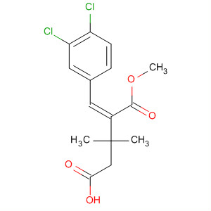 Pentanedioic acid, 2-[(3,4-dichlorophenyl)methylene]-3,3-dimethyl-,5-methyl ester, (Z)-