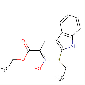 Tryptophan, 2-(ethylthio)-N-hydroxy-, ethyl ester