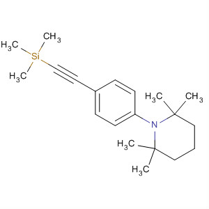 Piperidine, 2,2,6,6-tetramethyl-1-[4-[(trimethylsilyl)ethynyl]phenyl]-