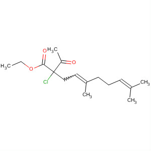 4,8-Decadienoic acid, 2-acetyl-2-chloro-5,9-dimethyl-, ethyl ester
