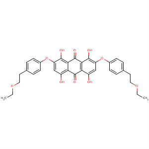 9,10-Anthracenedione,2,7-bis[4-(2-ethoxyethyl)phenoxy]-1,4,5,8-tetrahydroxy-