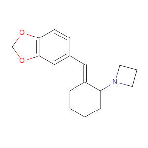 Azetidine, 1-[2-(1,3-benzodioxol-5-ylmethylene)cyclohexyl]-, (E)-