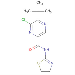 Pyrazinecarboxamide, 6-chloro-5-(1,1-dimethylethyl)-N-2-thiazolyl-
