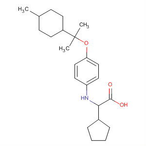Cyclopentaneacetic acid,a-[[4-[1-methyl-1-(4-methylcyclohexyl)ethoxy]phenyl]amino]-