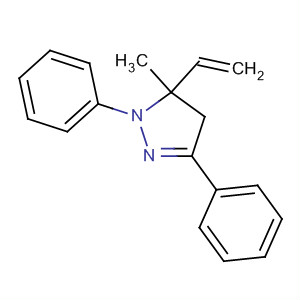 1H-Pyrazole, 5-ethenyl-4,5-dihydro-5-methyl-1,3-diphenyl-