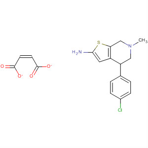 Thieno[2,3-c]pyridin-2-amine,4-(4-chlorophenyl)-4,5,6,7-tetrahydro-6-methyl-, (2Z)-2-butenedioate(1:1)