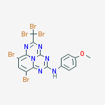 7,9-dibromo-N-(4-methoxyphenyl)-5-(tribromomethyl)-1,3,4,6,9b-pentaazaphenalen-2-amine