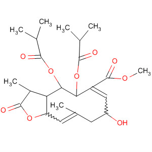 Cyclodeca[b]furan-6-carboxylic acid,2,3,3a,4,5,8,9,11a-octahydro-8-hydroxy-3,10-dimethyl-4,5-bis(2-methyl-1-oxopropoxy)-2-oxo-, methyl ester