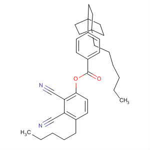Benzoic acid, 4-(4-hexylbicyclo[2.2.2]oct-1-yl)-,2,3-dicyano-4-pentylphenyl ester