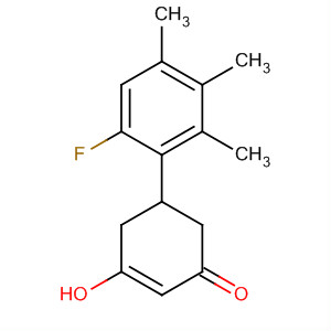 2-Cyclohexen-1-one, 5-(6-fluoro-2,3,4-trimethylphenyl)-3-hydroxy-