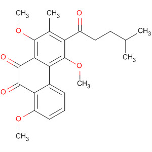9,10-Phenanthrenedione,1,4,8-trimethoxy-2-methyl-3-(4-methyl-1-oxopentyl)-