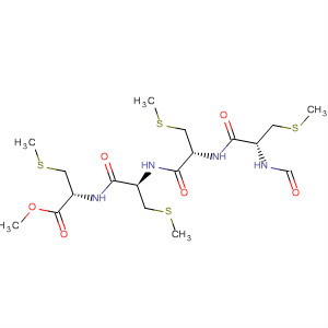 L-Cysteine,N-[N-[N-(N-formyl-S-methyl-L-cysteinyl)-S-methyl-L-cysteinyl]-S-methyl-L-cysteinyl]-S-methyl-, methyl ester