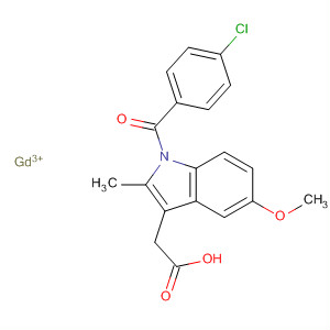 1H-Indole-3-acetic acid, 1-(4-chlorobenzoyl)-5-methoxy-2-methyl-,gadolinium(3+) salt
