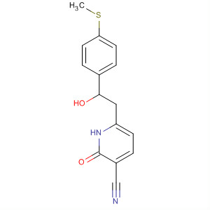 3-Pyridinecarbonitrile,1,2-dihydro-6-[2-hydroxy-2-[4-(methylthio)phenyl]ethyl]-2-oxo-