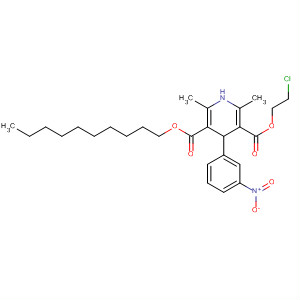 3,5-Pyridinedicarboxylic acid,1,4-dihydro-2,6-dimethyl-4-(3-nitrophenyl)-, 2-chloroethyl decyl ester