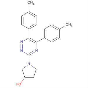 3-Pyrrolidinol, 1-[5,6-bis(4-methylphenyl)-1,2,4-triazin-3-yl]-