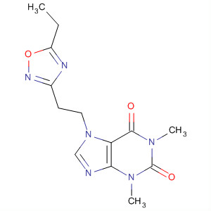 1H-Purine-2,6-dione,7-[2-(5-ethyl-1,2,4-oxadiazol-3-yl)ethyl]-3,7-dihydro-1,3-dimethyl-