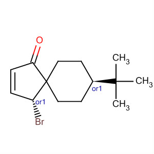 Spiro[4.5]dec-2-en-1-one, 4-bromo-8-(1,1-dimethylethyl)-, trans-