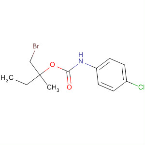 Carbamic acid, (4-chlorophenyl)-, 1-(bromomethyl)-1-methylpropylester