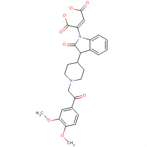 2H-Indol-2-one,3-[1-[2-(3,4-dimethoxyphenyl)-2-oxoethyl]-4-piperidinyl]-1,3-dihydro-,(2E)-2-butenedioate