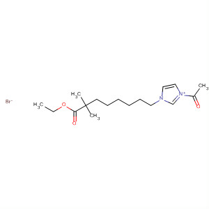 1H-Imidazolium, 1-acetyl-3-(8-ethoxy-7,7-dimethyl-8-oxooctyl)-,bromide