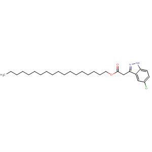1H-Indazole-3-acetic acid, 5-chloro-, octadecyl ester
