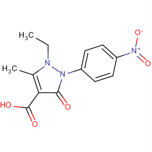 1H-Pyrazole-4-carboxylic acid,1-ethyl-2,3-dihydro-5-methyl-2-(4-nitrophenyl)-3-oxo-