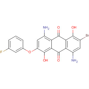 9,10-Anthracenedione,4,8-diamino-2-bromo-6-(3-fluorophenoxy)-1,5-dihydroxy-