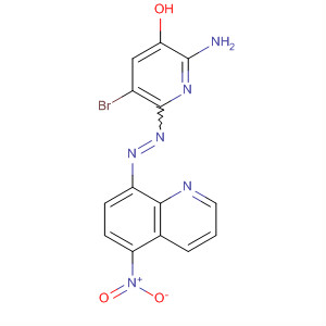 3-Pyridinol, 2-amino-5-bromo-6-[(5-nitro-8-quinolinyl)azo]-