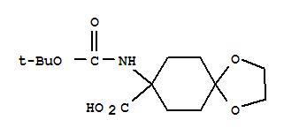 8-N-BOC-AMINO-1,4-DIOXA-SPIRO[4.5]DECANE-8-CARBOXYLIC ACID