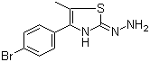 4-(4-BROMOPHENYL)-5-METHYL-2(3H)-THIAZOLONE HYDRAZONE