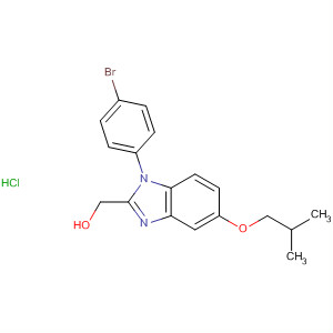 1H-Benzimidazole-2-methanol,a-(4-bromophenyl)-5-(2-methylpropoxy)-, monohydrochloride