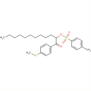 1-Dodecanone,2-[[(4-methylphenyl)sulfonyl]oxy]-1-[4-(methylthio)phenyl]-