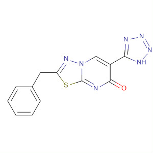 5H-1,3,4-Thiadiazolo[3,2-a]pyrimidin-5-one,2-(phenylmethyl)-6-(1H-tetrazol-5-yl)-